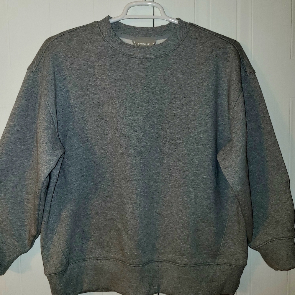 Everlane Gray,Basic Sweatshirt,Made With Recycled… - image 3